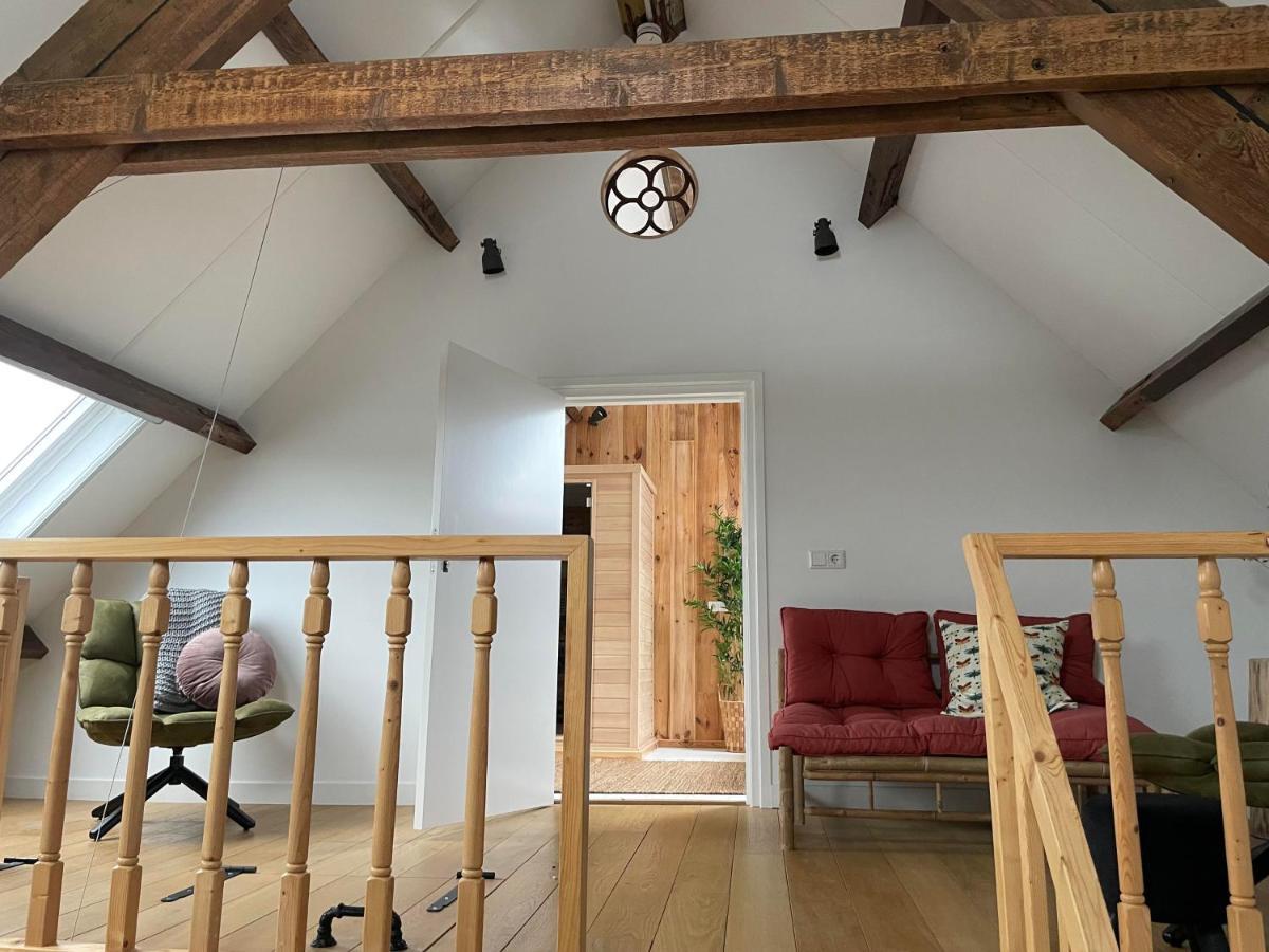 B & B 'Droom In De Polder De Suite Met Prive Sauna Arnemuiden Luaran gambar