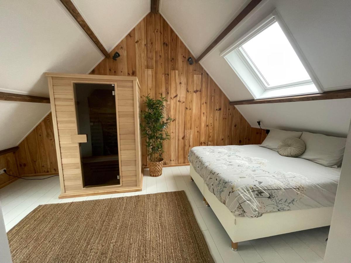 B & B 'Droom In De Polder De Suite Met Prive Sauna Arnemuiden Luaran gambar