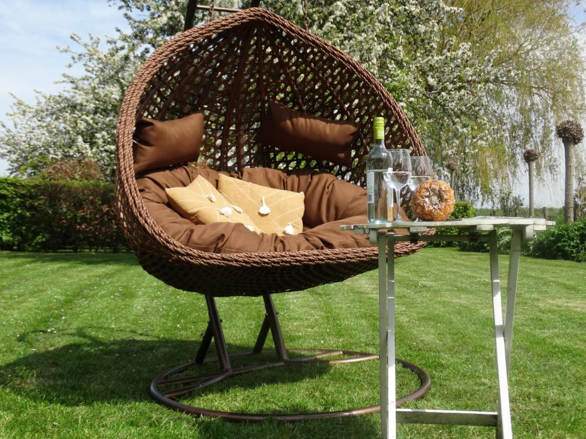 B & B 'Droom In De Polder De Suite Met Prive Sauna Arnemuiden Luaran gambar